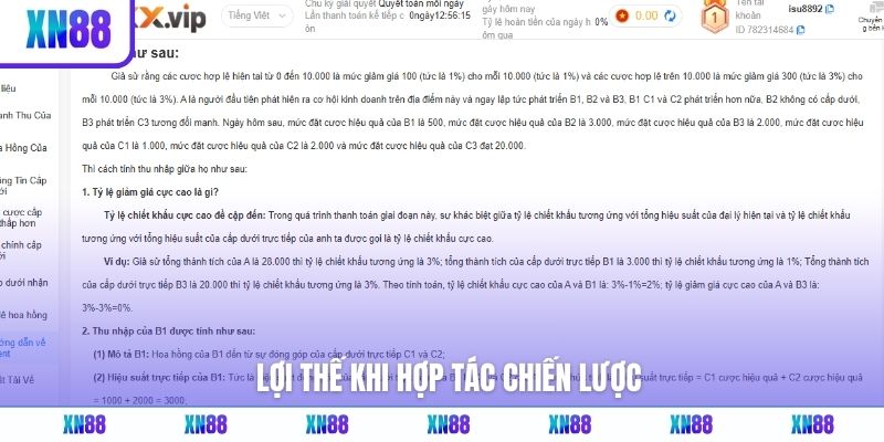 Lợi thế khi hợp tác chiến lược